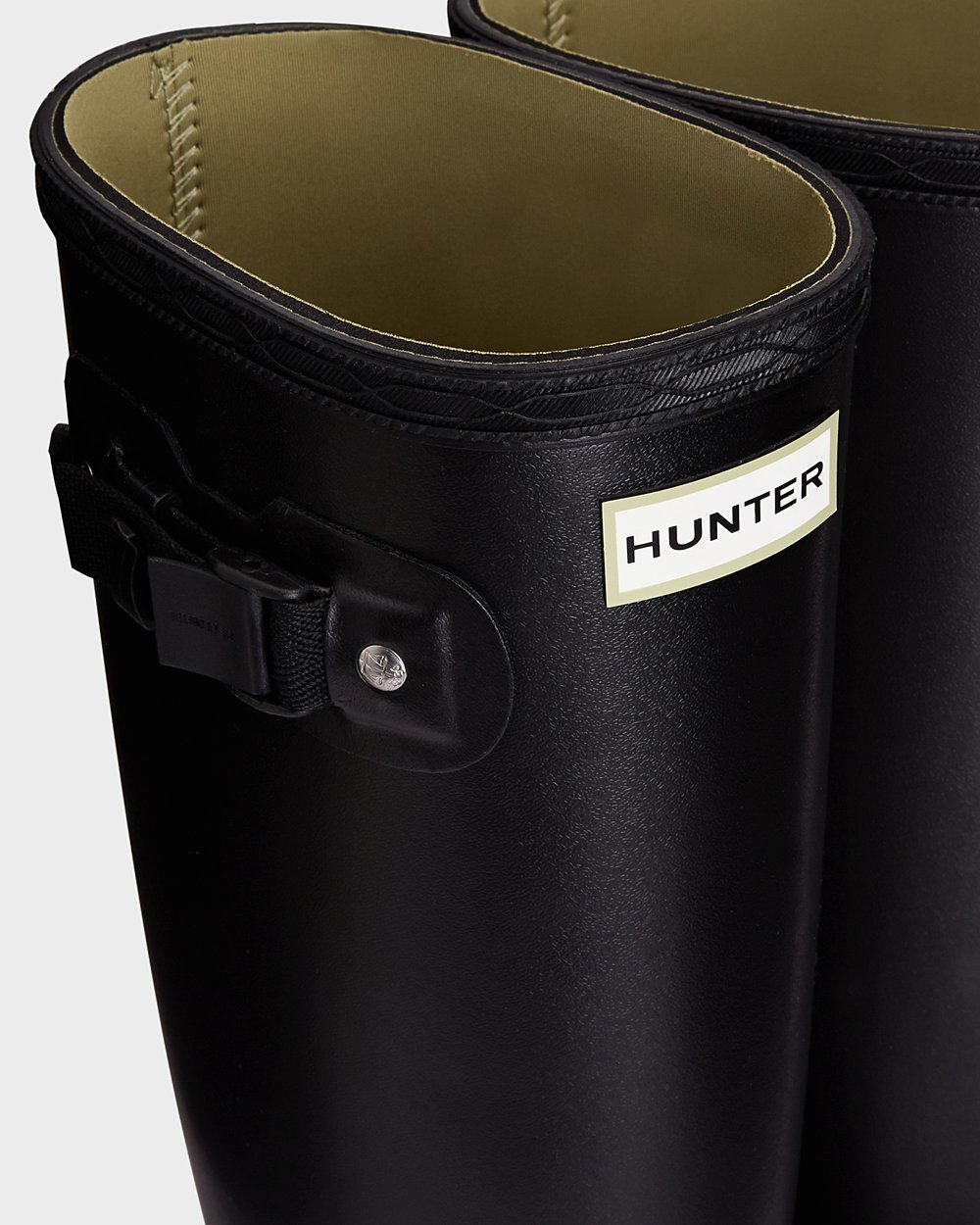 Hunter Mujer Norris Field Neoprene Lined - Botas de Lluvia Negras - 017-YTAKXI